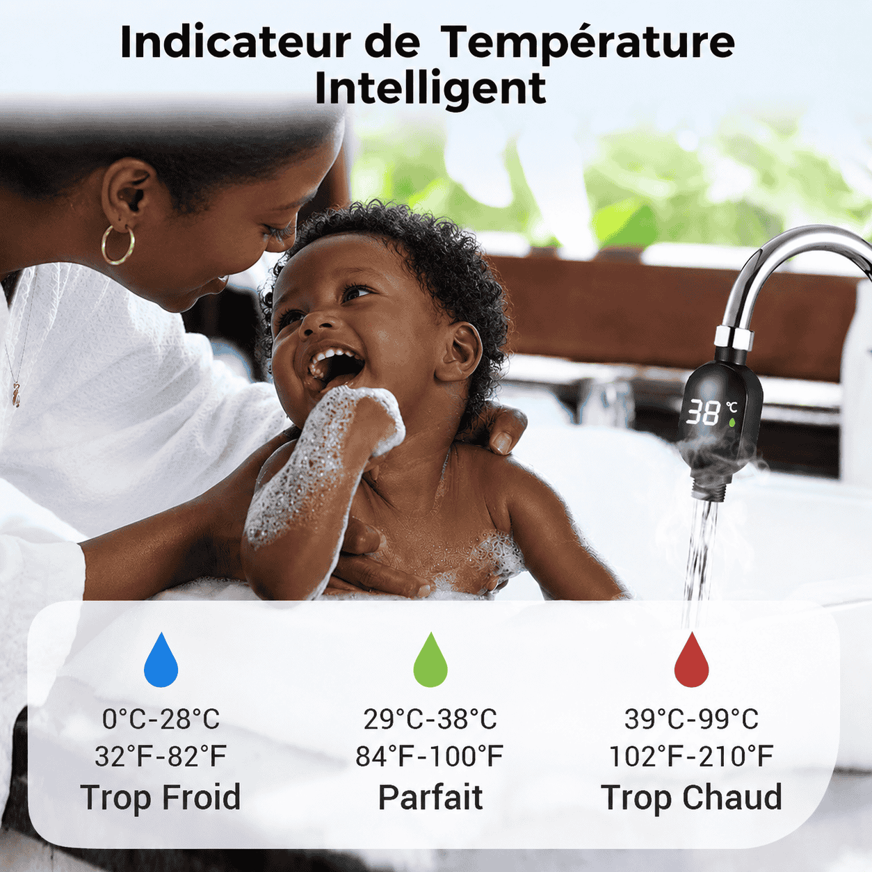 Thermomètre de douche 🌡️