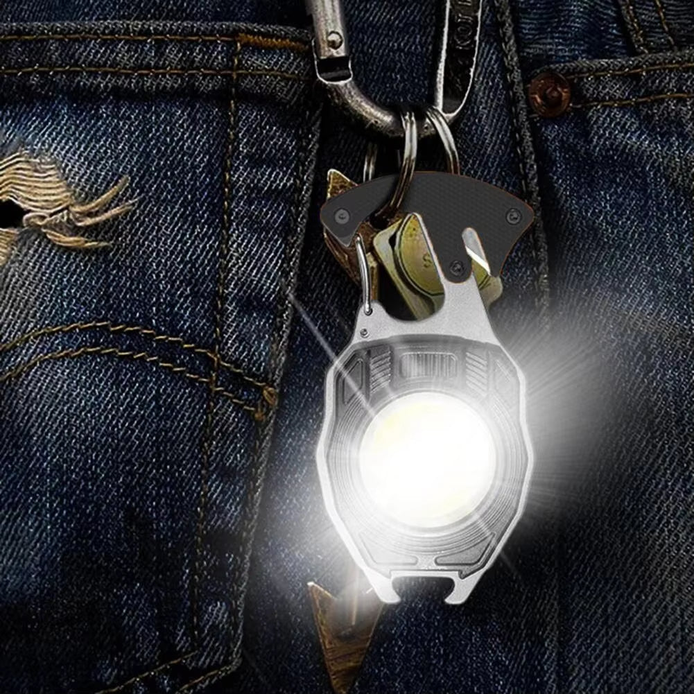 Mini Lampe Porte-Clés Multifonction