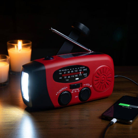 RADIO SOLAIRE D’URGENCE 5 EN 1