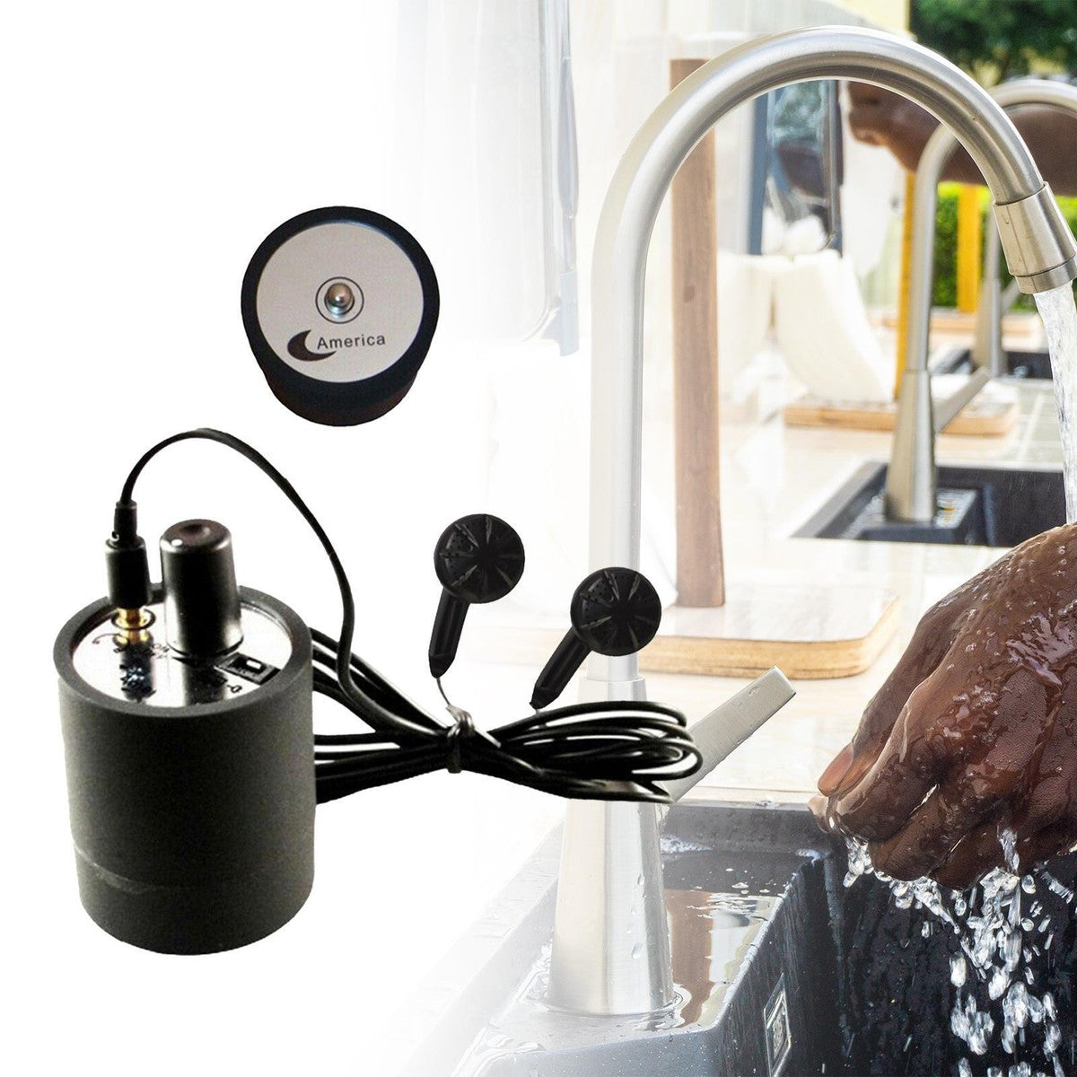Détecteur Intelligent de Fuite d’Eau avec Alarme Sonore